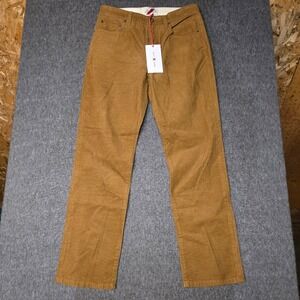 Best Made Co 5-Pocket Corduroy Pants Men 30x30 Brown Straight Leg Workwear NWT